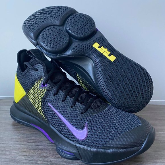 Nike LeBron Witness IV Basketball Shoes Lakers - Picture 4 of 12